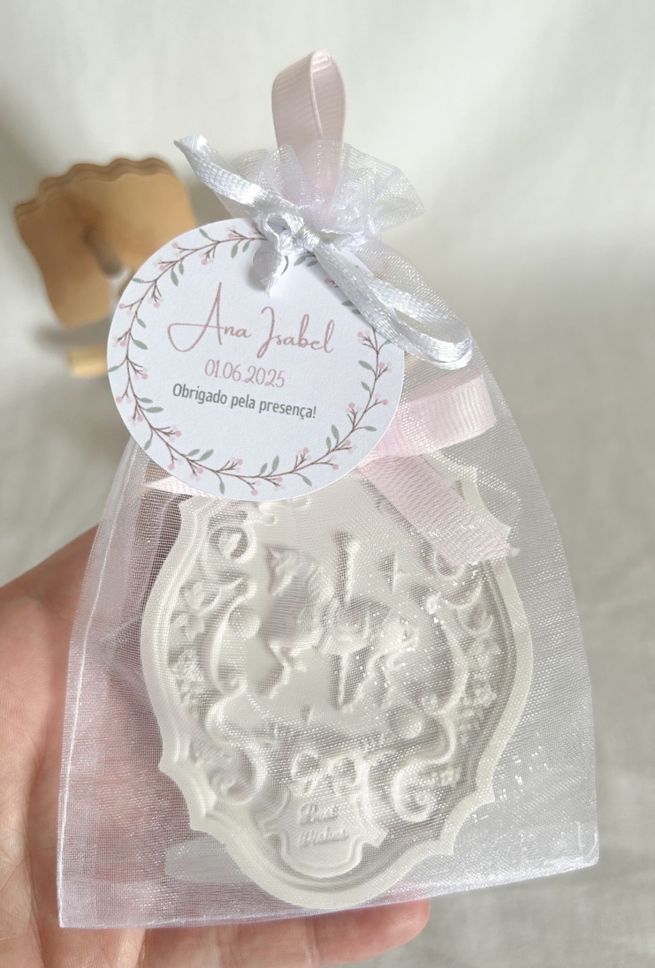 Carrossel em gesso perfumado