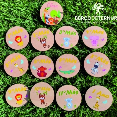 Placas crescimento bebé (Milestones)