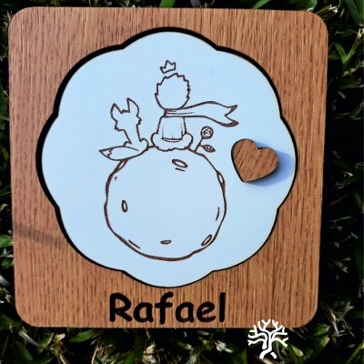 Convite madrinha / padrinho - Tema princepezinho