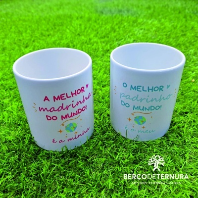 Canecas para madrinha ou padrinho