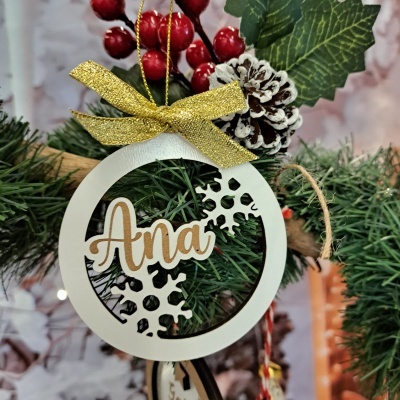 Bola de natal família