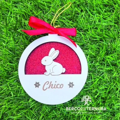 Bola de natal  coelho