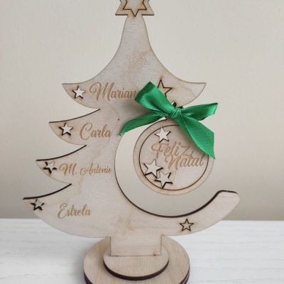 Árvore de Natal personalizada