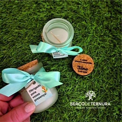 Lembrança Vela Etiqueta