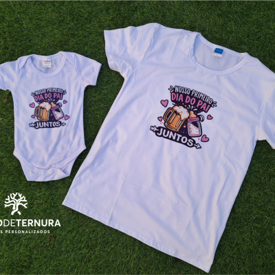 Body e T-shirt - Dia do pai