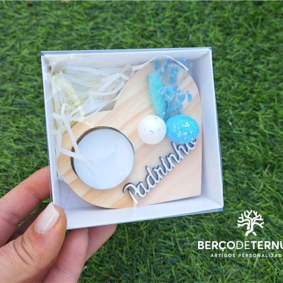 Porta Velas Padrinho