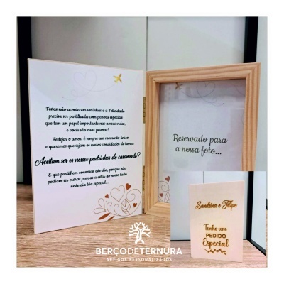 Convite Moldura Padrinhos