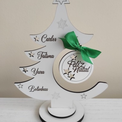 Árvore de Natal personalizada