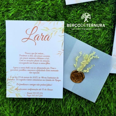 Convites batizado, comunhão...