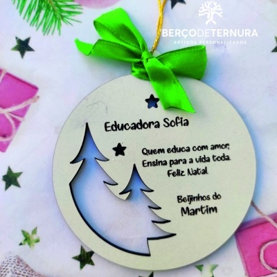 Bola de natal educadoras / Professoras