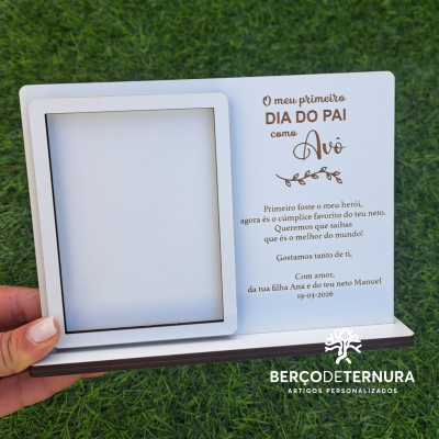 Moldura - Primeiro dia do pai como avô