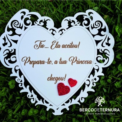 Placa para entrada na igreja