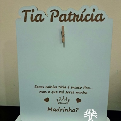 Moldura convite Padrinho / Madrinha