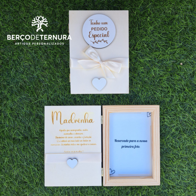 Convite moldura Padrinhos