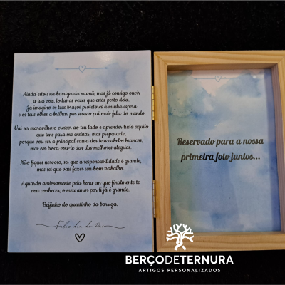 Moldura livro dia do pai