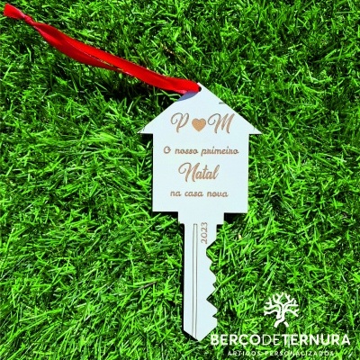 Pendente de Natal Chave