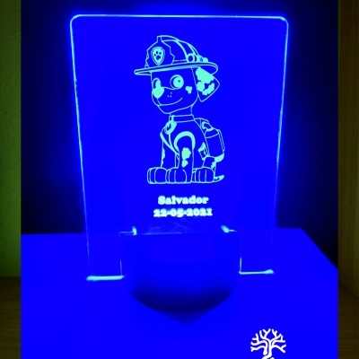 Candeeiro Led desenhos animados