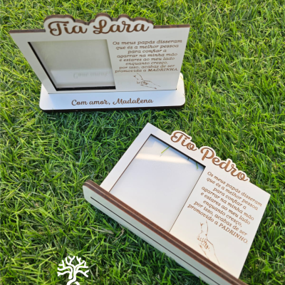 Moldura pedido padrinhos de batismo