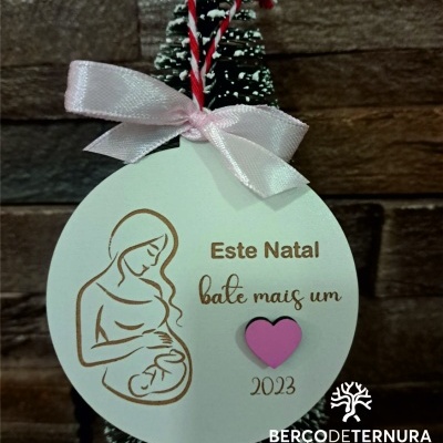 Bola de natal grávida