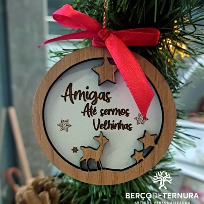 Bola de natal  amigas