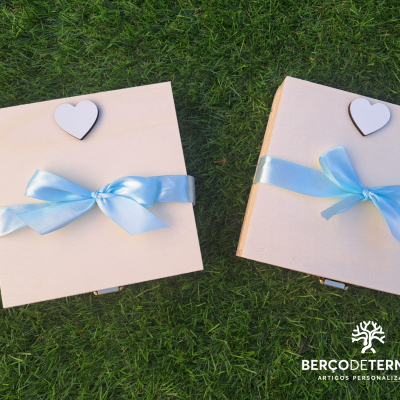 Convite madrinha / padrinho - Tema placa com caixa