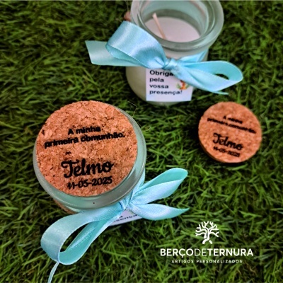 Lembrança Vela Etiqueta