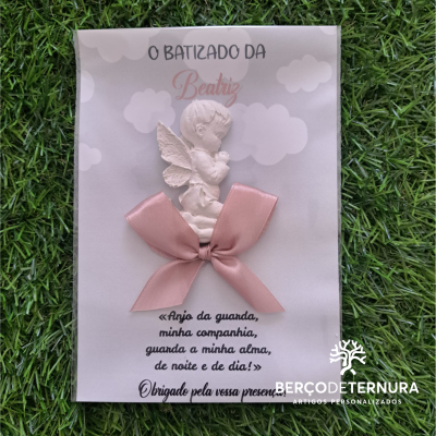 Lembrança anjo em gesso perfumado