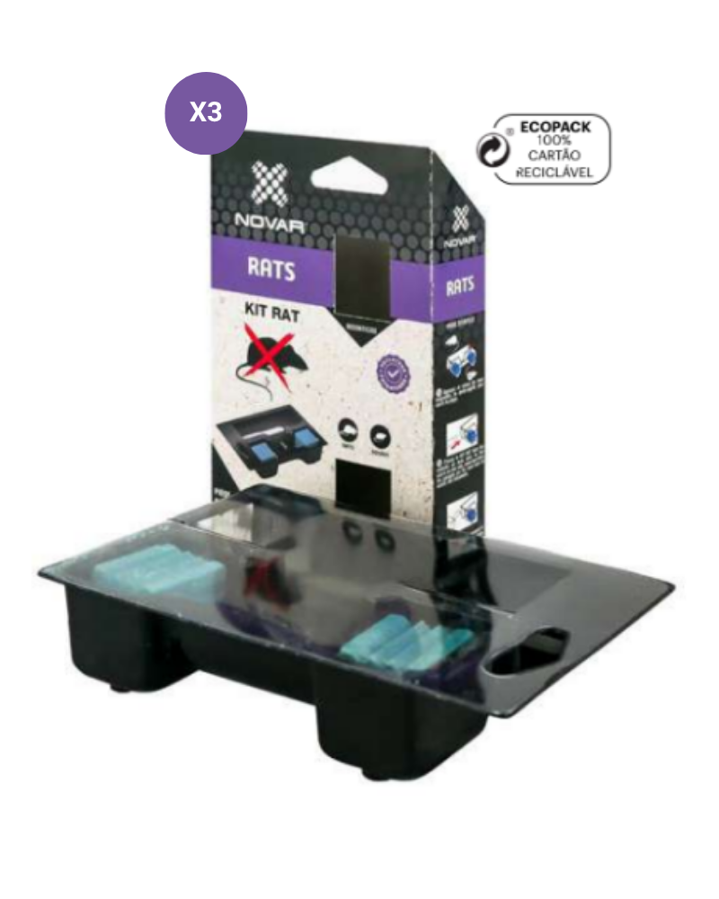 Kit completo para eliminar Ratos em Casa sem contacto! Não deixa Cheiro! Kit completo para eliminar Ratos em Casa sem contacto! Não deixa Cheiro!