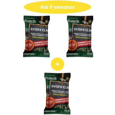Kit de 3 Atrativos para Vespas – Saquetas de 75 ml