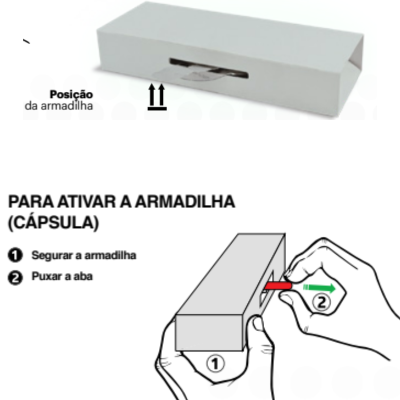 Armadilha para Peixinhos-de-Prata com Gel Atrativo – Eficaz até 2 Semanas