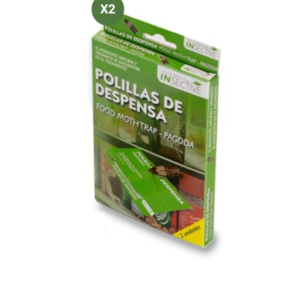 Kit de 6 Armadilhas para Traças da Despensa e Farinha