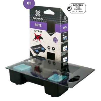 Kit completo para eliminar Ratos em Casa sem contacto! Não deixa Cheiro!