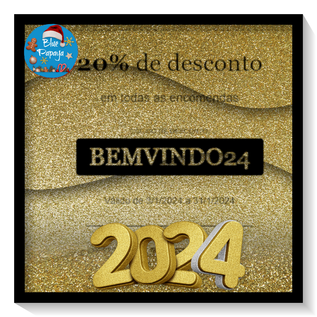 Promoção 20% Bem Vindo 2024