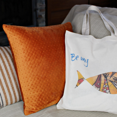 Saco Canvas Be My Fish