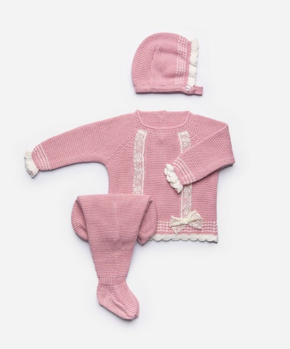 Juliana Conjunto Bebé Rosa
