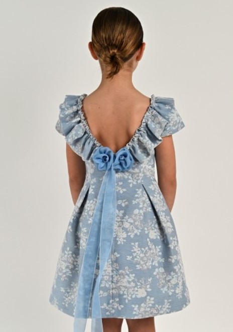 Vestido Barcarola azul curto