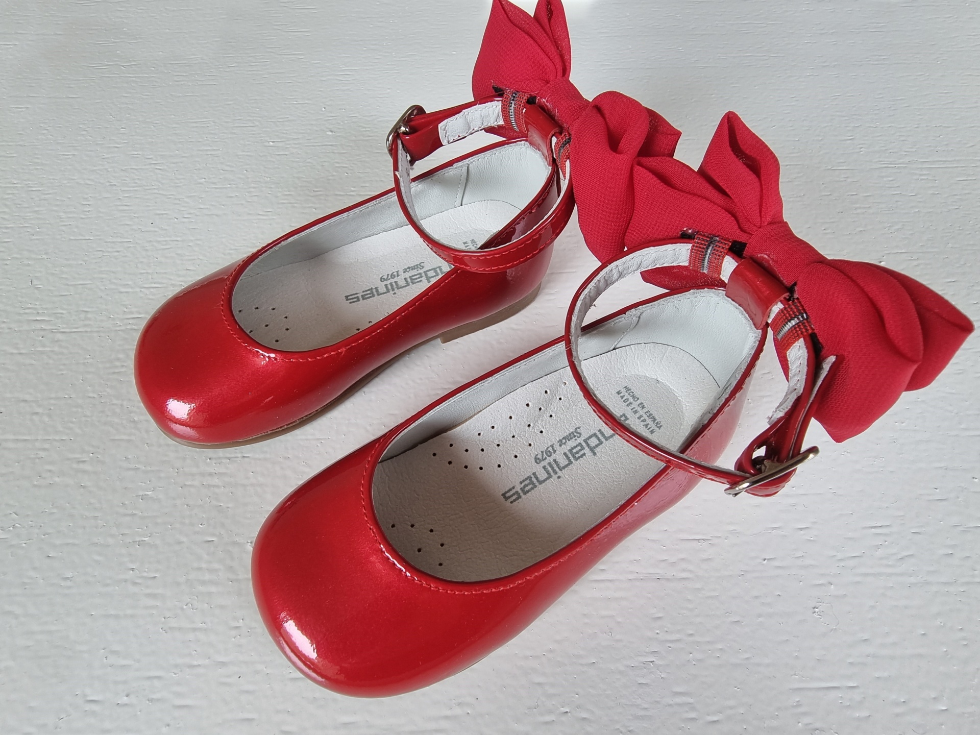 Sapato Andanines Vermelho com Laço