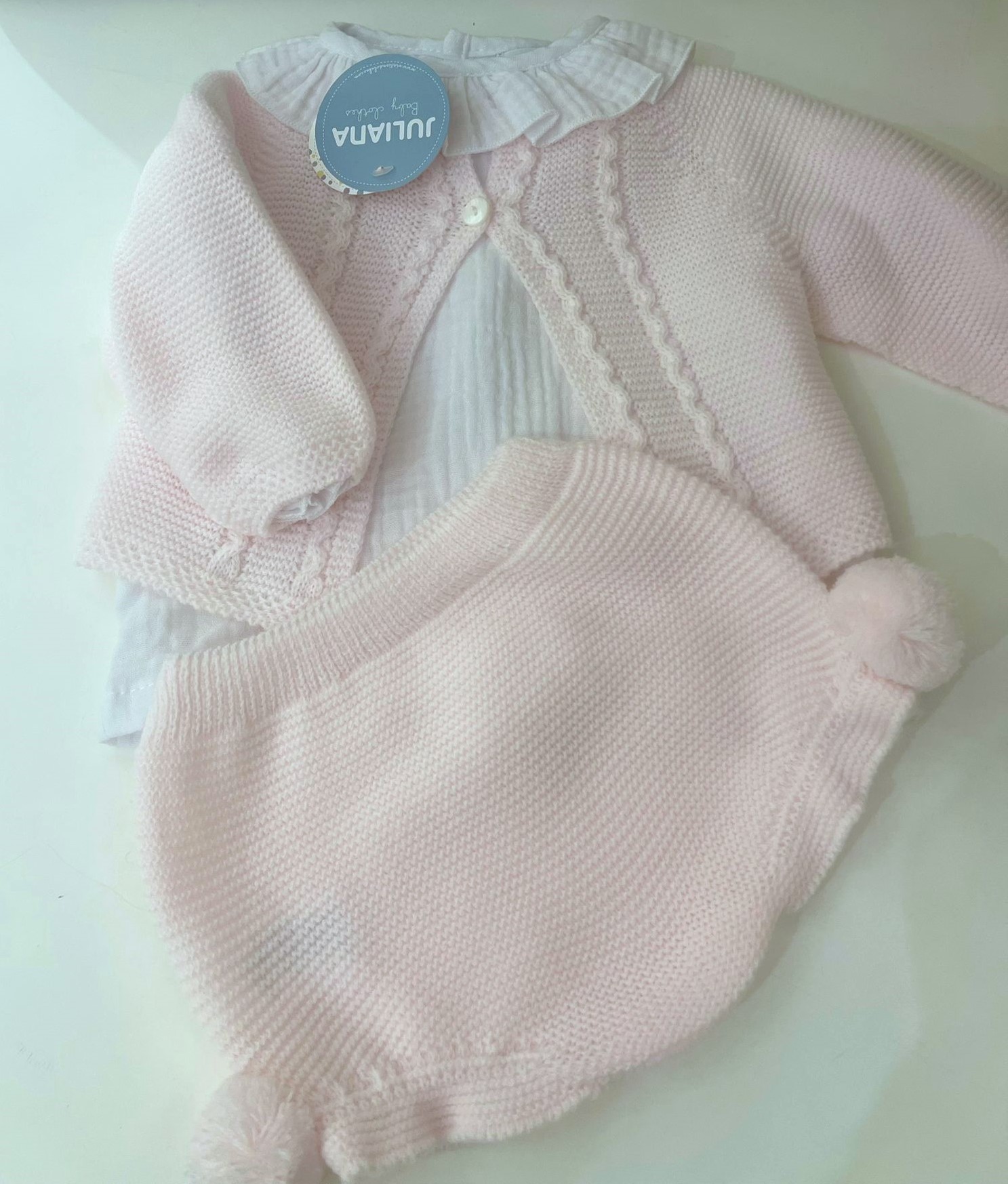 Conjunto Bebé com Pompons