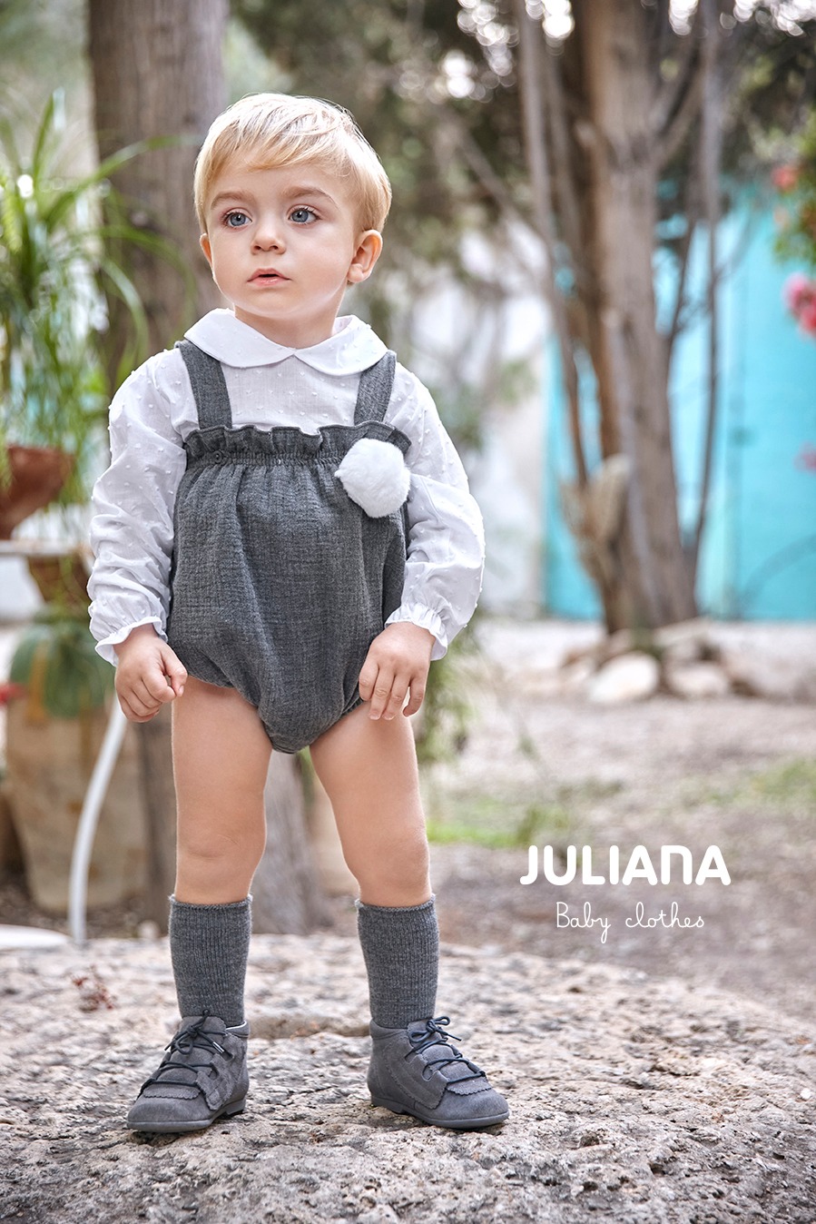 Juliana Conjunto Macacão Cinza