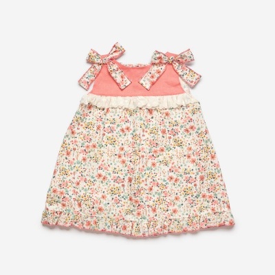vestido bebe coral