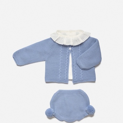 Conjunto Bebé com Pompons