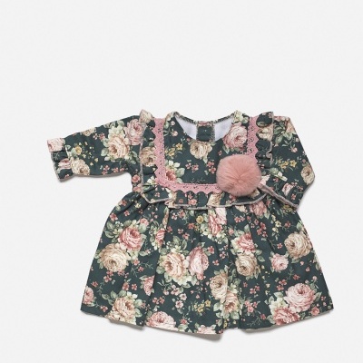 Vestido Bebé com Flores