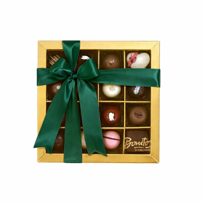 Caixa Vitrine 16 Bombons Sortidos