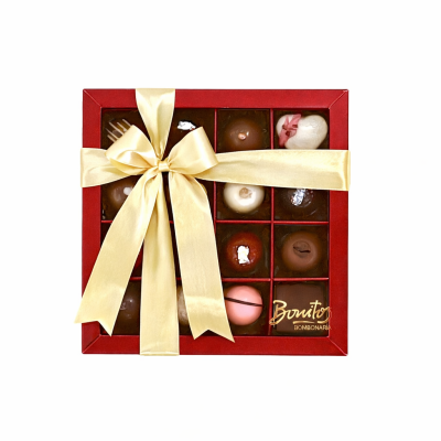 Caixa Vitrine 16 Bombons Sortidos