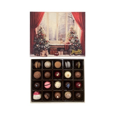 Caixa Sala Natal - 20 Bombons Sortidos "Bonitos"