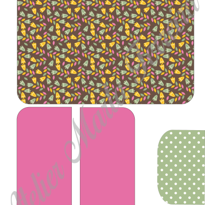 Estampa p/capa de agenda 18