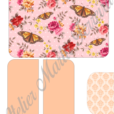 Estampa p/capa de agenda 19