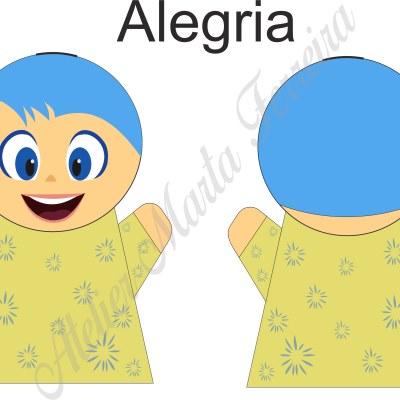 Estampa p/ Fantoche Alegria