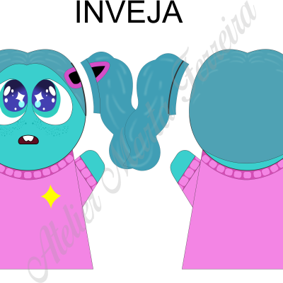 Estampa p/ Fantoche inveja