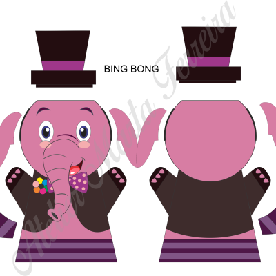 Estampa p/ Fantoche bing bong